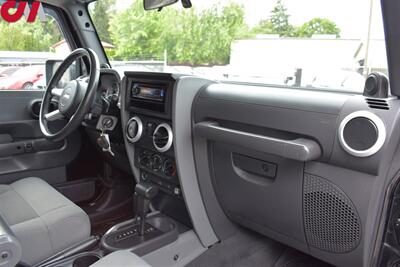 2008 Jeep Wrangler Sahara  4x4 2dr SUV! Removable Hardtop! 4H & 4L! Traction Control! Cruise Control! Remote Start! Bluetooth Stereo! All Weather Mats! - Photo 12 - Portland, OR 97266