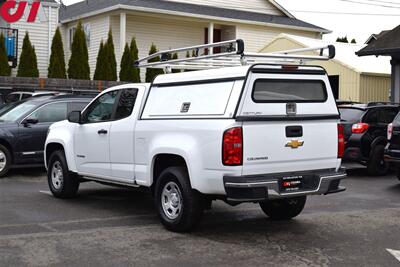 2018 Chevrolet Colorado Work Truck  4x2 4dr Extended Cab 6ft LB Leather Seats! Back-Up Cam! Bluetooth! CENTURY Aluminum Canopy! All Aluminum AluRack Ladder Rack!