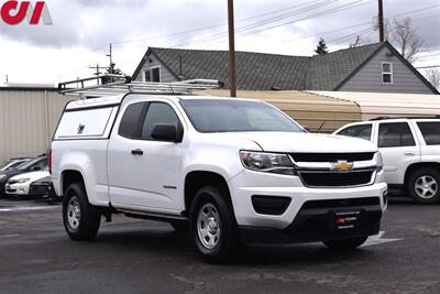 2018 Chevrolet Colorado Work Truck  4x2 4dr Extended Cab 6ft LB Leather Seats! Back-Up Cam! Bluetooth! CENTURY Aluminum Canopy! All Aluminum AluRack Ladder Rack!