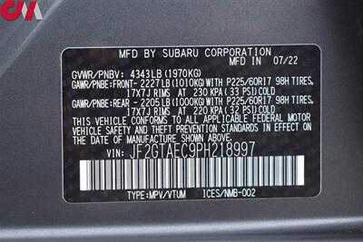 2023 Subaru Crosstrek Premium  AWD 4dr Crossover CVT! EyeSight Assist Tech! X-Mode! SI-Drive! Back Up Cam! Blind Spot Monitor! Apple CarPlay! Android Auto! Heated Seats! Sunroof! Trunk Cargo Cover! - Photo 33 - Portland, OR 97266