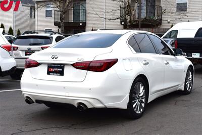 2020 INFINITI Q50 3.0T Luxe  4dr Sedan! Push Start! Lane & Park Assist! Blind Spot Monitor! Back Up Camera! Smartphone Interface! Navi! Heated Leather Seats! Sunroof! - Photo 5 - Portland, OR 97266