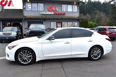 2020 INFINITI Q50 3.0T Luxe  4dr Sedan! Push Start! Lane & Park Assist! Blind Spot Monitor! Back Up Camera! Smartphone Interface! Navi! Heated Leather Seats! Sunroof! - Photo 9 - Portland, OR 97266