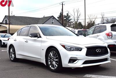 2020 INFINITI Q50 3.0T Luxe  4dr Sedan! Push Start! Lane & Park Assist! Blind Spot Monitor! Back Up Camera! Smartphone Interface! Navi! Heated Leather Seats! Sunroof! - Photo 1 - Portland, OR 97266