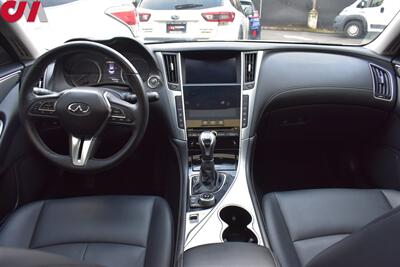 2020 INFINITI Q50 3.0T Luxe  4dr Sedan! Push Start! Lane & Park Assist! Blind Spot Monitor! Back Up Camera! Smartphone Interface! Navi! Heated Leather Seats! Sunroof! - Photo 12 - Portland, OR 97266