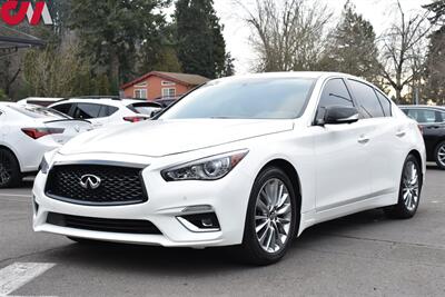 2020 INFINITI Q50 3.0T Luxe  4dr Sedan! Push Start! Lane & Park Assist! Blind Spot Monitor! Back Up Camera! Smartphone Interface! Navi! Heated Leather Seats! Sunroof! - Photo 8 - Portland, OR 97266