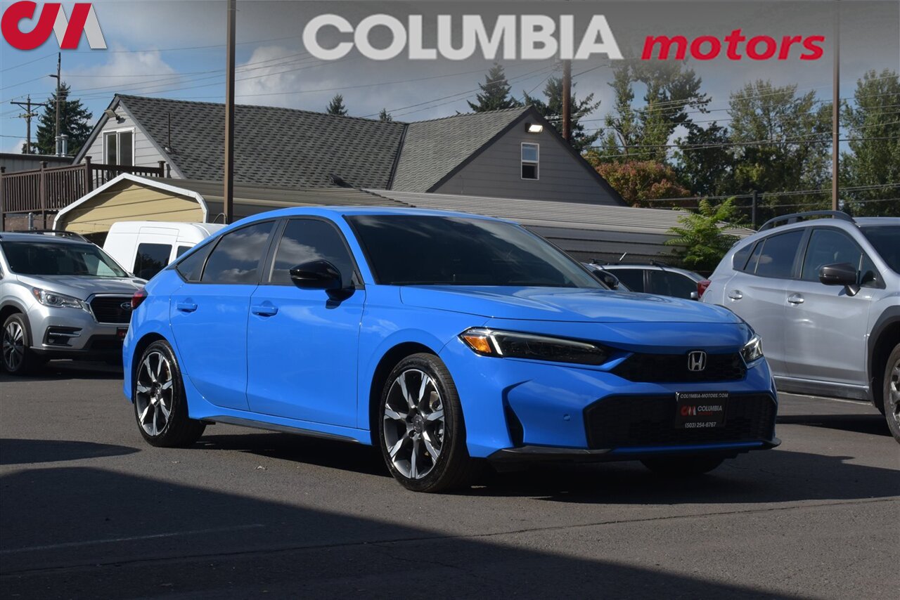 2025 Honda Civic Hybrid Sport Touring  4dr Hatchback**BY APPOINTMENT ONLY**Back-Up Cam! Blind Spot Monitor! Google Maps! Apple CarPlay! Android Auto! Sport/Econ Mode! Heated Seats! Sunroof! 50MPG City! 45MPG Hwy! - Photo 1 - Portland, OR 97266