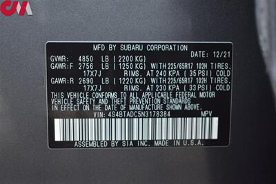 2022 Subaru Outback Premium  AWD 4dr Crossover! EyeSight Assist! X-Mode! Adaptive Cruise Control! Back-Up Camera! Apple CarPlay! Android Auto! Heated Seats! Power Liftgate! - Photo 31 - Portland, OR 97266