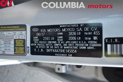 2017 Kia Forte LX 4dr Sedan 6-Speed Manual! 25 MPG City! / 34 MPG Highway! Traction Control! Bluetooth/Aux/USB! - Photo 25 - Portland, OR 97266