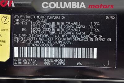 2006 Toyota Highlander Hybrid  AWD 4dr SUV! 3rd Row Seats! Leather Seats! Sunroof! Tow Hitch! All Weather Floor Mats! Cruise Control! JBL Sound! - Photo 30 - Portland, OR 97266