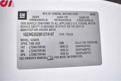 2006 Chevrolet Express 3500  3500 3dr Van Payload Capacity 3,270lbs! Towing Capacity 9,400lbs! Stability Control! Traction Control! USB & AUX Input! Bluetooth! Leather Seats! Hitch Insert f/Towing! New Tires Cosmo El Tigre AT! - Photo 30 - Portland, OR 97266