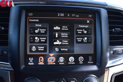 2017 RAM 2500 Laramie  4x4 4dr Crew Cab 6.3 ft. SB Pickup**BY APPOINTMENT ONLY**Back-Up & Cargo Camera! Bluetooth! Tow Pkg! GPS Nav! Vented & Heated Leather Seats! BakFlip MX4 Bed Cover! Front & Back Lightbar! - Photo 17 - Portland, OR 97266