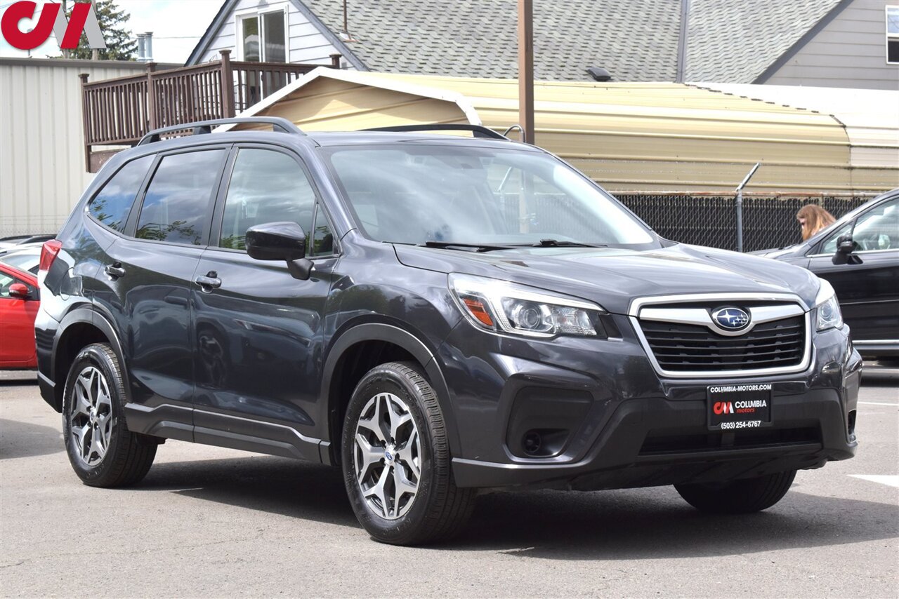 2019 Subaru Forester Premium AWD 4dr Crossover! EyeSight Assist Tech! Blind Spot Monitor! X-Mode! SI-Drive! Back Up Cam! Apple CarPlay! Android Auto! Heated Seats! Sunroof! Roof Rails! Trunk Cargo Cover! - Photo 1 - Portland, OR 97266