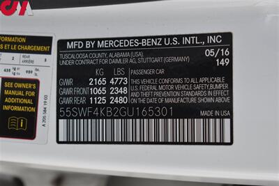2016 Mercedes-Benz C 300 Luxury 4MATIC  AWD 4dr Sedan! Back Up Camera! Parking Assist! Navigation! Bluetooth! Eco & Sport Drive Modes! Sunroof! Leather Interior! - Photo 33 - Portland, OR 97266