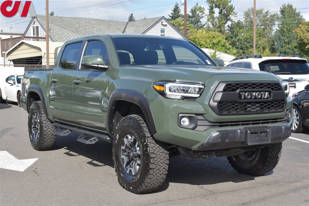 2021 Toyota Tacoma SR5 V6 4x4 4dr Double Cab 5.0 ft SB**BY APPOINTMENT ONLY**Blind Spot Monitor! Rear View Camera! Park & Lane Assist! 4H & 4L! QI Wireless Charger! Heated Leather Seats! Bed Cover! BFGOODRICH A/T Tires! - Photo 1 - Portland, OR 97266