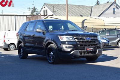 2016 Ford Explorer Police Interceptor Utility  AWD 4dr SUV Back-Up Cam! Bluetooth w/Voice Activation! Driver Side Spotlight! AUX & USB Inputs! Brake Assist & Hill Hold Control! - Photo 1 - Portland, OR 97266