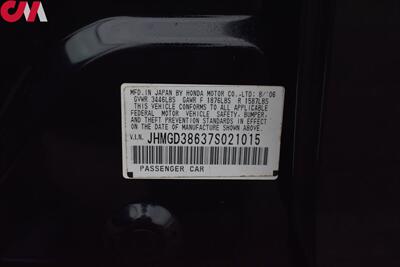 2007 Honda Fit Sport  4dr Hatchback! Sport-Tuned Suspension! 27 City MPG! 35 Hwy MPG! CD/Aux! Security Alarm System! Flat-Folding Rear Seats! - Photo 25 - Portland, OR 97266