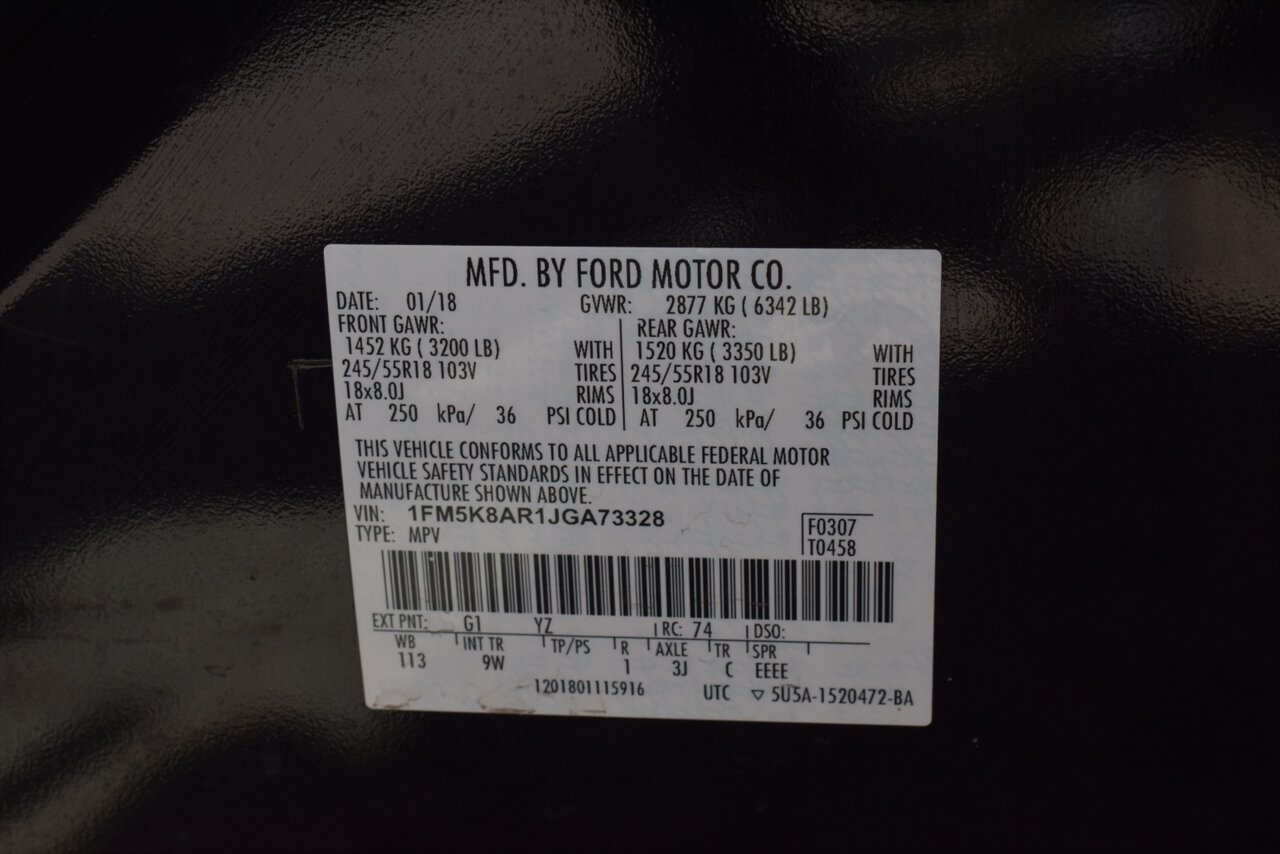 2018 Ford Explorer Police Interceptor Utility AWD 4dr SUV! Certified Calibration! Back Up Camera! Parking Assist! Bluetooth Connectivity! Setina Push Bumper! Spotlights! Cruise Control! - Photo 29 - Portland, OR 97266