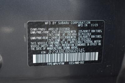 2024 Subaru Forester AWD 4dr Crossover! X-Mode! EyeSight Assist Tech! Adaptive Cruise Control! Lane Keep Assist! Lane Departure Warning! Pre-Collision Braking! Backup Camera! Apple CarPlay! Android Auto! Roof Rails! - Photo 30 - Portland, OR 97266