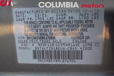 2021 Nissan Versa SV  4dr Sedan! Rear View Camera! Park Assist! Bluetooth! Cruise Control! 32MPG City! 40MPG Hwy! - Photo 29 - Portland, OR 97266