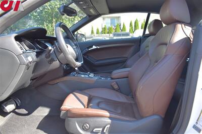 2017 Audi A5 2.0T quattro Sport AWD 2dr Convertible**BY APPOINTMENT ONLY** Rear View Camera! Bluetooth! Parking Assist! GPS Navigation! Heated & Memory Leather Seats! Bang & Olufsen Sound System! - Photo 16 - Portland, OR 97266