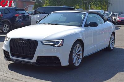 2017 Audi A5 2.0T quattro Sport AWD 2dr Convertible**BY APPOINTMENT ONLY** Rear View Camera! Bluetooth! Parking Assist! GPS Navigation! Heated & Memory Leather Seats! Bang & Olufsen Sound System! - Photo 5 - Portland, OR 97266