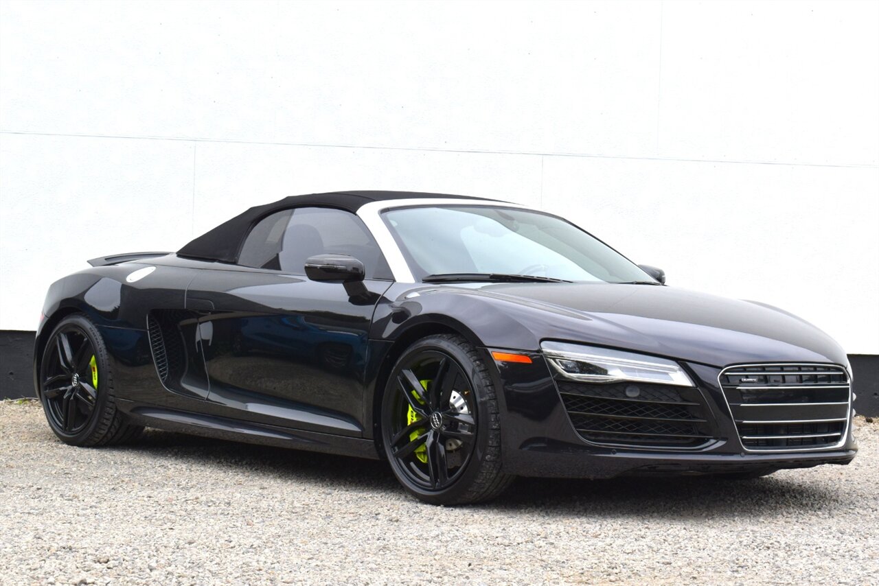 2014 Audi R8 5.2 quattro Spyder  AWD 2dr Convertible 7A! 5.2L V10 Engine! Back Up Camera! Parking Sensors! Navigation! Heated Leather Seats! Bluetooth! Magnetic Ride Suspension! Bang & Olufsen Audio! - Photo 1 - Portland, OR 97266