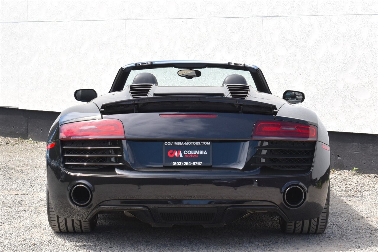 2014 Audi R8 5.2 quattro Spyder AWD 2dr Convertible 7A! 5.2L V10 Engine! Back Up Camera! Parking Sensors! Navigation! Heated Leather Seats! Bluetooth! Magnetic Ride Suspension! Bang & Olufsen Audio! - Photo 8 - Portland, OR 97266