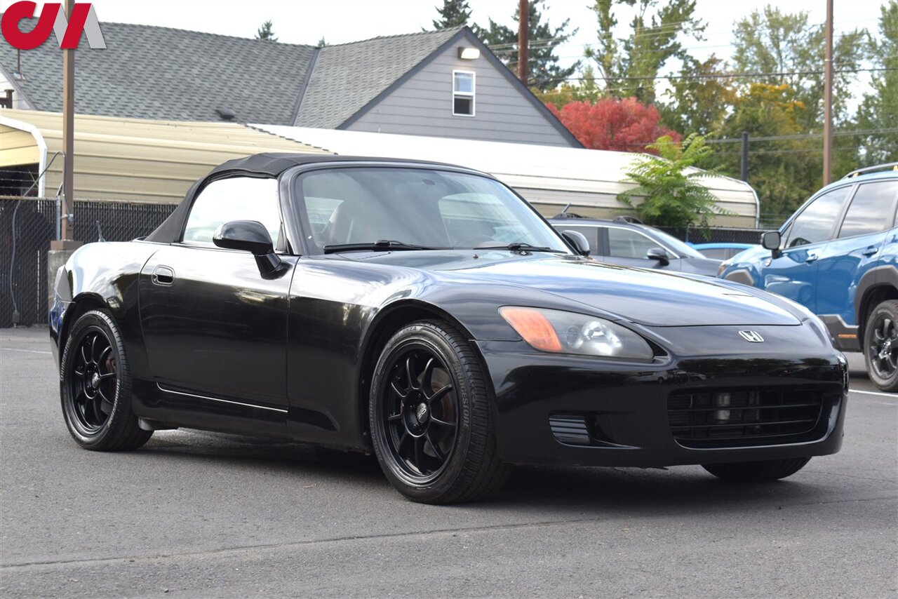 2002 Honda S2000 2dr Soft Top Convertible! 6-Speed Manual! Push Start! Takeda Intake! Leather Interior! Cruise Control! - Photo 1 - Portland, OR 97266
