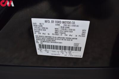 2017 Ford Explorer Police Interceptor Utility  AWD 4dr SUV! Back-Up Camera! Parking Assist! Cruise Control! Bluetooth w/ Steering Wheel Controls! - Photo 28 - Portland, OR 97266