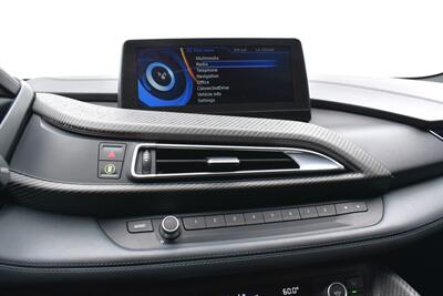 2017 BMW i8 Coupe 2D AWD 1.5L I3 Turbo Electric/Hybrid  AWD! eDrive Mode! Sport Mode! Carbon Fiber Body! Stability Control! ABS Brakes! Backup Camera! Navigation! Harman Kardon Sound! Leather Interior! Iconic Scissor Doors! - Photo 34 - Portland, OR 97266