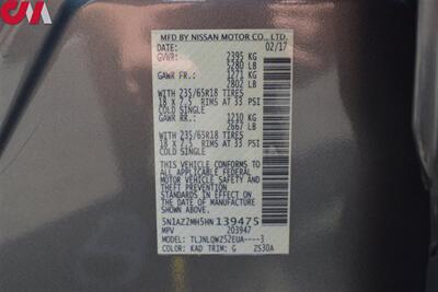 2017 Nissan Murano SV AWD 4dr SUV Push Start! Back Up Camera! Bluetooth w/Voice Activation! Navigation! Traction Control! - Photo 27 - Portland, OR 97266