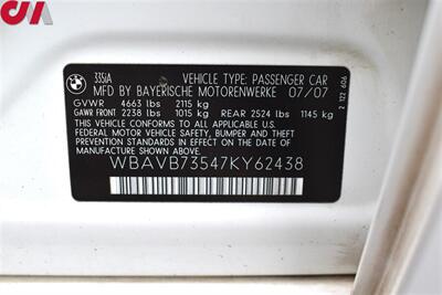 2007 BMW 335i 4dr Twin-Turbo Inline-6–Sporty Luxury Sedan! Bluetooth! Rear Wheel Drive! Leather Interior! Sunroof! All Weather Floor Mats! - Photo 21 - Portland, OR 97266