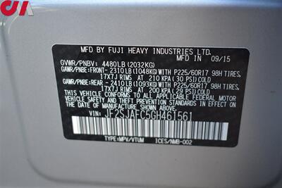 2016 Subaru Forester 2.5i Premium  AWD 4dr Wagon CVT! EyeSight Assist! Back-Up Camera! Bluetooth w/ Steering Wheel Controls! Steering Responsive Fog Lights! Heated Seats! All Weather Mats! - Photo 28 - Portland, OR 97266