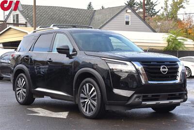 2022 Nissan Pathfinder Platinum  AWD 4dr SUV! 3rd Row Seats! 360 View Camera! Heated & Ventilated Leather Seats! Navigation! Wireless Charging! Pano-Sunroof! Roof Rack! Tow Pkg! - Photo 1 - Portland, OR 97266