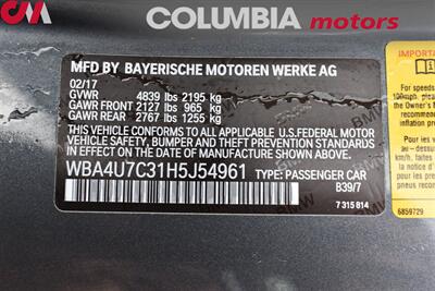 2017 BMW 430i  2dr Convertible Back-Up Cam! Bluetooth Wireless Technology! Leather Heated Seats! Navigation System! Remote Keyless Entry! Drive Modes Eco Pro, Comfort, Sport, and Sport Plus! - Photo 34 - Portland, OR 97266