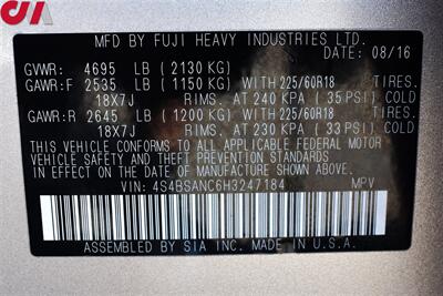 2017 Subaru Outback 2.5i Limited Appointment Only! AWD 4dr Wagon X-Mode! EyeSight Assist Tech! Back Up Camera! Navi! Bluetooth w/Voice Activation! Powered Liftgate! Full Heated Leather Seats! Sunroof! - Photo 33 - Portland, OR 97266