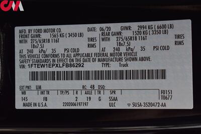 2020 Ford F-150 XL 4x4 4dr SuperCrew 5.5 ft. SB! Heated Seats! Navigation! Bluetooth! Back Up Camera! Rear Sliding Window! Bed Liner! Sport Package! - Photo 32 - Portland, OR 97266