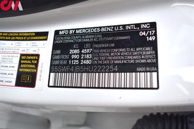 2017 Mercedes-Benz C 300 4dr Sedan! Turbocharged Performance w/Impressive Fuel Economy! Rear View Camera! Parking Assist Sensors! Stability & Traction Control! Bluetooth! Sport/Eco/Comfort Drive Modes! All Weather Floor Mats! - Photo 24 - Portland, OR 97266