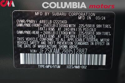 2024 Subaru Forester Touring AWD 4dr Crossover! X-Mode! SI-Drive! EyeSight Assist Tech! Back Up Cam! Apple CarPlay! Android Auto! Blind Spot Monitor! Navigation! Full Heated Leather Seats! Pano-Sunroof! - Photo 35 - Portland, OR 97266