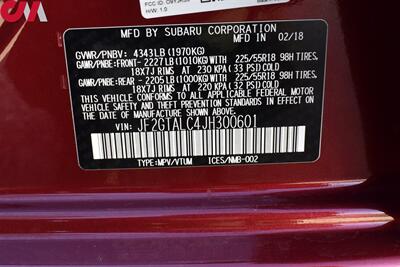 2018 Subaru Crosstrek 2.0i Limited AWD 4dr Crossover! EyeSight Assist Tech! X-Mode! Back up Cam! Blind Spot Monitor! Lane Assist! Apple CarPlay! Android Auto! Heated Seats! Sunroof! - Photo 28 - Portland, OR 97266