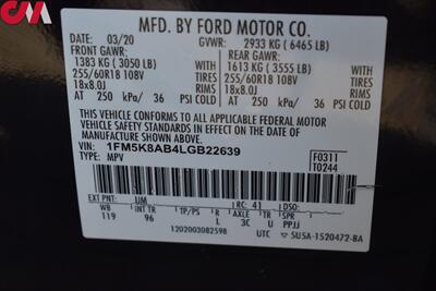 2020 Ford Explorer Police Interceptor Utility AWD 4dr SUV! Certified Calibration! Backup Camera! Bluetooth! Tow Hitch! Driver Side Spotlight! All Weather Floormats! - Photo 22 - Portland, OR 97266