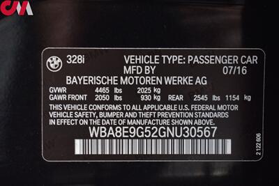 2016 BMW 328i  4dr Sedan SULEV/Turbocharged! Back Up Camera! Parking Assist! ECO & Sport Drive Modes! Navigation! Bluetooth! Sunroof! All Weather Mats! - Photo 32 - Portland, OR 97266