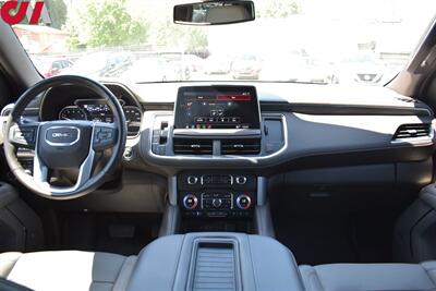 2021 GMC Yukon SLT  4X4 4dr SUV**BY APPOINTMENT ONLY**3rd Row Seats! Parkview Back Up Cam! Park & Lane Assist! Apple CarPlay! Navi! Passenger Entertainment Screens! Heated & Ventilated Leather Seats! Pano-Sunroof! - Photo 12 - Portland, OR 97266