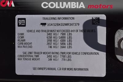 2021 GMC Yukon SLT 4X4 4dr SUV**BY APPOINTMENT ONLY**3rd Row Seats! Parkview Back Up Cam! Park & Lane Assist! Apple CarPlay! Navi! Passenger Entertainment Screens! Heated & Ventilated Leather Seats! Pano-Sunroof! - Photo 41 - Portland, OR 97266