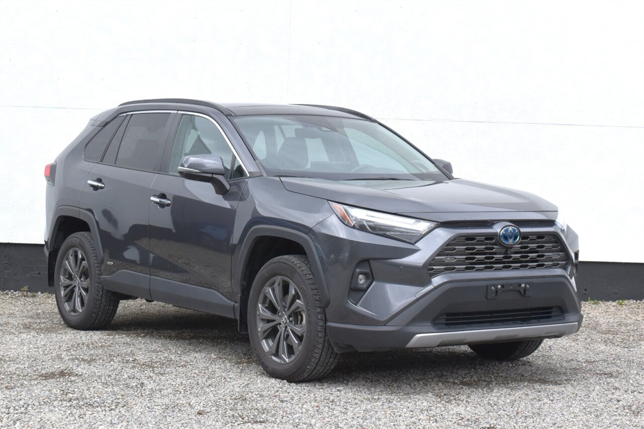 2023 Toyota RAV4 Hybrid Limited  AWD 4dr SUV! Toyota Safety Sense™ 2.5! 360° Camera System! Blind Spot Monitor! Heated & Ventilated Seats! EV/Eco/Trail Drive Modes! Pano-Sunroof! - Photo 1 - Portland, OR 97266