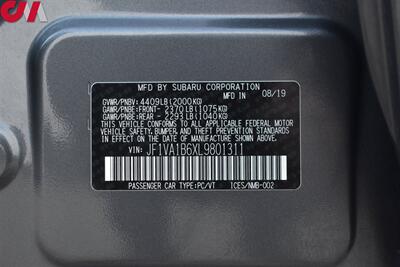 2020 Subaru WRX Premium AWD 4dr Sedan 6 Speed Manual! Back-Up Camera! Apple CarPlay! Android Auto! Heated Alcantara/Leather Recaro Seats! APR Performance Wing! AVID1 AV-20 Bronze Wheels! - Photo 34 - Portland, OR 97266