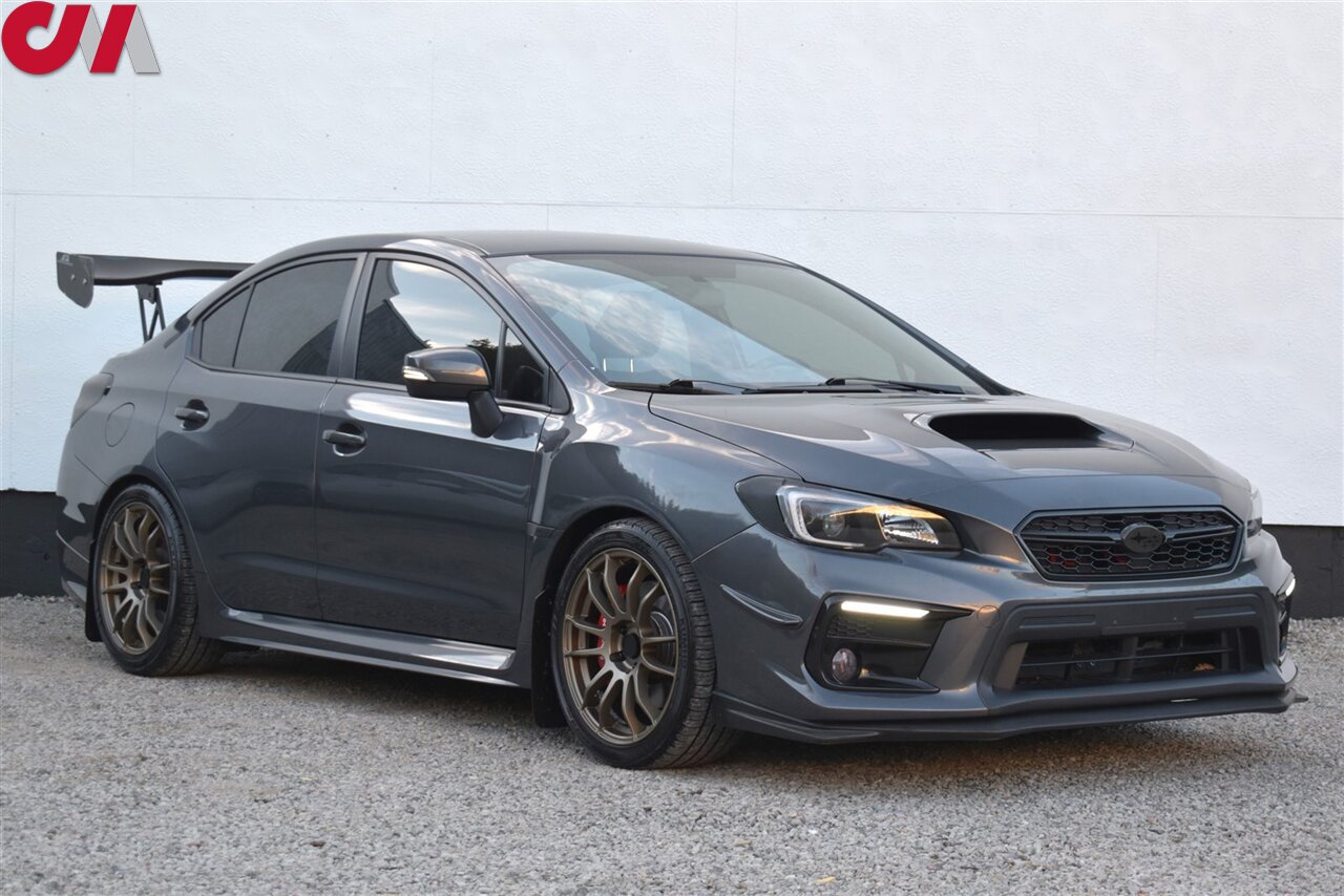 2020 Subaru WRX Premium  AWD 4dr Sedan 6 Speed Manual! Back-Up Camera! Apple CarPlay! Android Auto! Heated Alcantara/Leather Recaro Seats! APR Performance Wing! AVID1 AV-20 Bronze Wheels! - Photo 1 - Portland, OR 97266