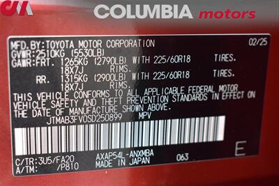 2025 Toyota RAV4 Plug-in Hybrid SE  AWD 4dr SUV Back-Up Camera! Bluetooth! EV/Eco/Sport/Trail Modes! 40MPG City! 36MPG Hwy! Heated Seats! Power Liftgate! Roof Rack! - Photo 33 - Portland, OR 97266