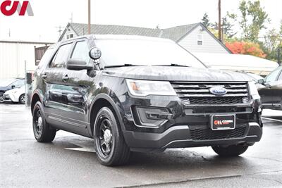 2017 Ford Explorer Police Interceptor Utility  AWD Police Interceptor Utility 4dr SUV Certified Calibration! Lane Assist! Blind Spot Monitor! Traction Control! Bluetooth w/Voice Activation! Passenger Side Mounted Spotlight! - Photo 1 - Portland, OR 97266