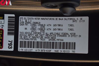 2020 Toyota Tacoma TRD Off-Road  4x4 4dr Double Cab 5.0 ft SB! ORU DESIGNS Bruin Camper! Back Up Camera! Blind Spot Monitor! Park Assist Sensors! Navigation! Bluetooth! Heated Leather Seats! Tow Pkg! - Photo 38 - Portland, OR 97266